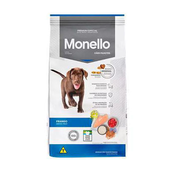 RACAO MONELLO CAES E FILHOTES 1KG