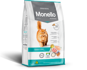 RACAO MONELLO FRANGO E PEIXES 1KG