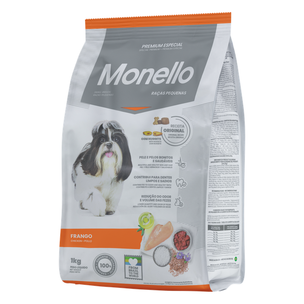 RACAO MONELLO RACAS PEQ FGO 1KG