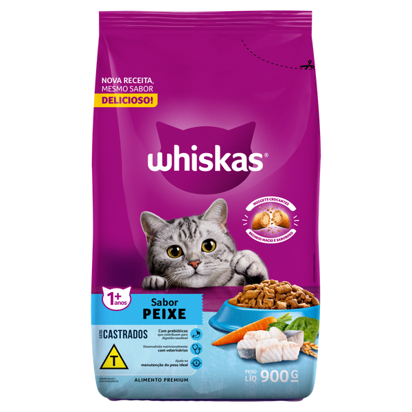 RACAO PEDIGREE CASTRADOS PEIXE 900G