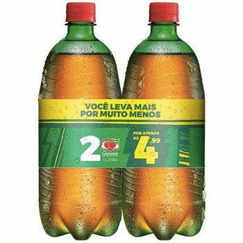 REFRI GUARANA ANTARCTICA PACK C/2 1L