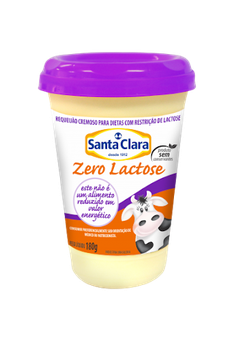 REQUEIJAO POTE SANTA CLARA ZERO LACTOSE 180G