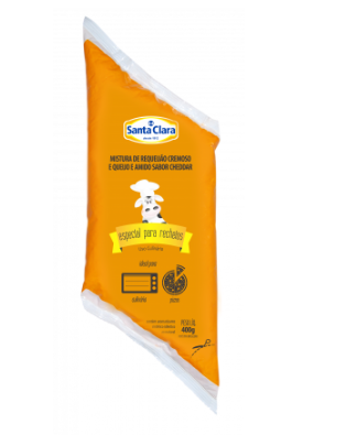 REQUEIJAO SANTA CLARA CHEDDAR BISNAGA 400G