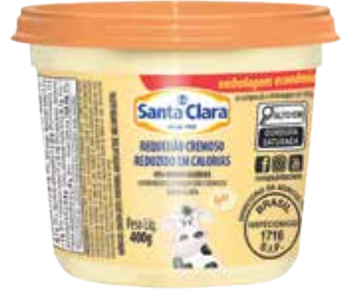 REQUEIJAO SANTA CLARA CREMOSO LIGHT 400G