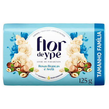 SAB FLOR YPE ROSAS BRANCAS/AVELA 125G