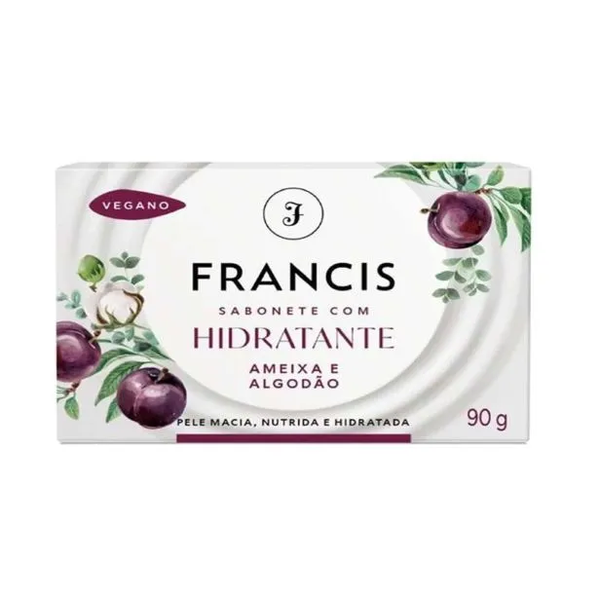 SAB FRANCIS HIDRATANTE AMEIXA E ALGOD 90G