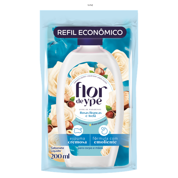 SAB LIQ FLOR YPE ROSAS BRANCAS/ AVELA 200ML