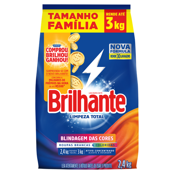 SABAO PO BRILHANTE LIMPEZA TOTAL 2,4KG