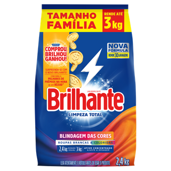 SABAO PO BRILHANTE LIMPEZA TOTAL 2,4KG