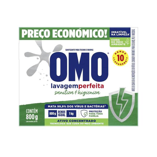 SABAO PO OMO LAVAGEM PERFEITA 800G