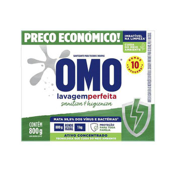SABAO PO OMO LAVAGEM PERFEITA 800G