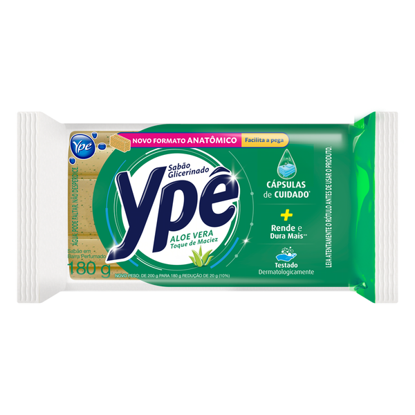 SABAO YPE  ALOE VERA BARRA 180G