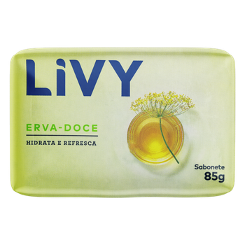 SABONETE LIVY ERVA DOCE 85G