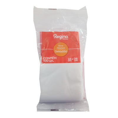 SACO PLASTICO REGINA GELADAO 100UN