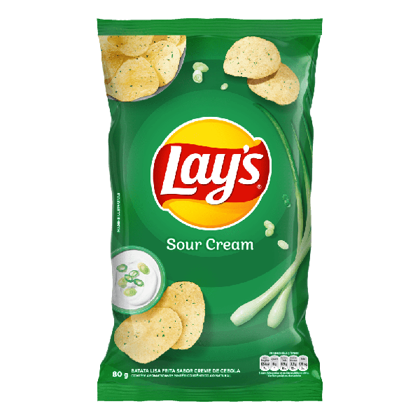 SALG LAYS SOUR CREAM 80G