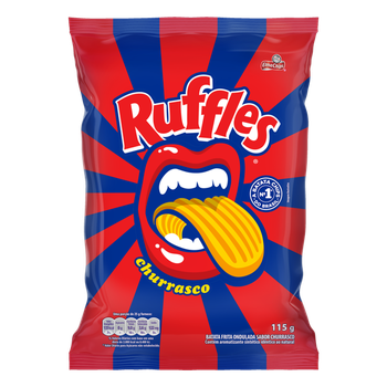 SALG RUFFLES CHURRASCO 115G
