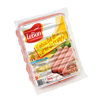 SALSICHA FRANGO LEBON 450G