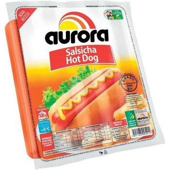 SALSICHA HOT DOG AURORA 500G