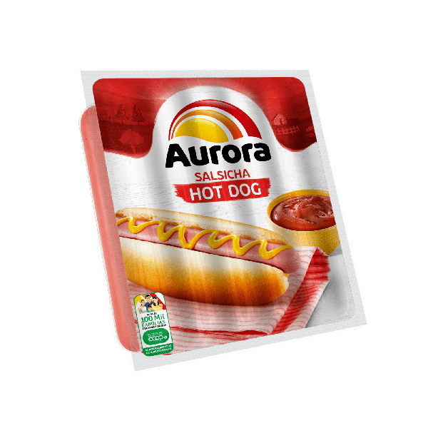 SALSICHA HOT DOG AURORA 500G