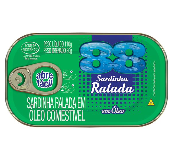 SARDINHA 88 RAL EM OLEO 11080