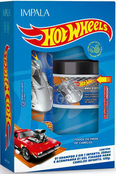 SH IMPALA+GEL HOT WHEELS 2 EM 1  PRATA 250ML
