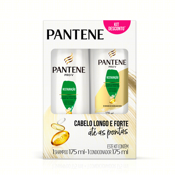 SH PANTENE175ML + COND RESTAURACAO 175ML