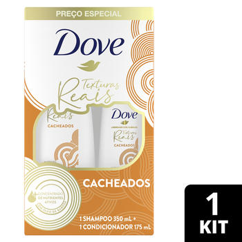 SHAMPOO 350+COND150 DOVE TEXTURA REAIS
