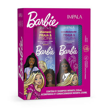 SHAMPOO+CONDICIONADO IMPALA BARBIE PRAIA E PISCINA 250ML