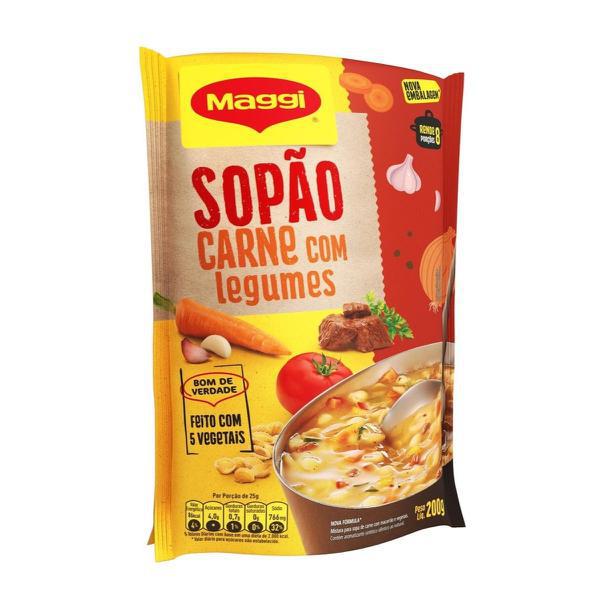 SOPAO MAGGI CARNE C/ MAC E LEG 200G