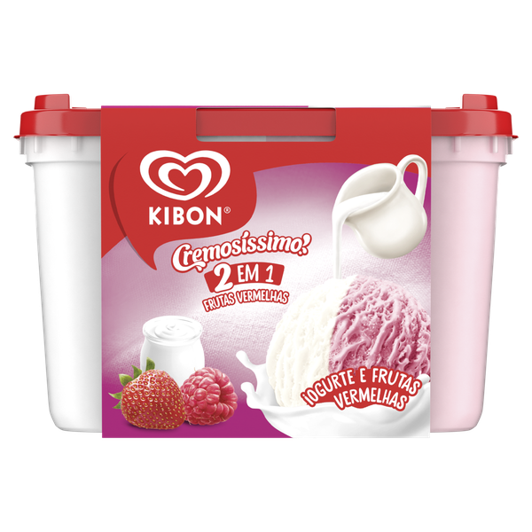 SORVETE CREMOSISSIMO FRUTAS VERMELHAS KIBON 2L