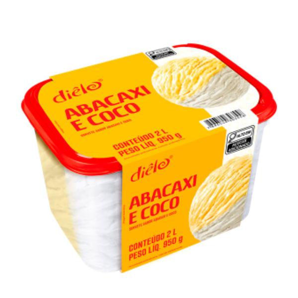 SORVETE DIELO ABACAXI E COCO 2L