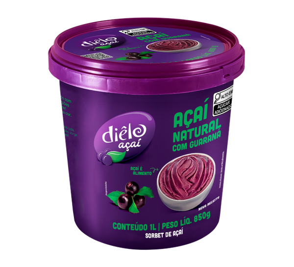 SORVETE DIELO  ACAI C/ GUARANA 1L