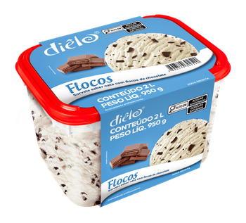 SORVETE DIELO FLOCOS 2L