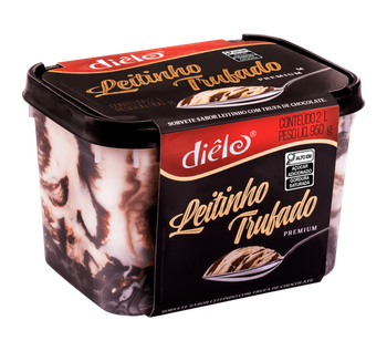 SORVETE DIELO LEITINHO TRUFADO PREMIUM 2L