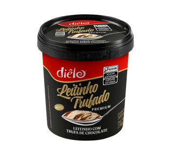 SORVETE DIELO LEITINHO TRUFADO PREMIUM 500ML
