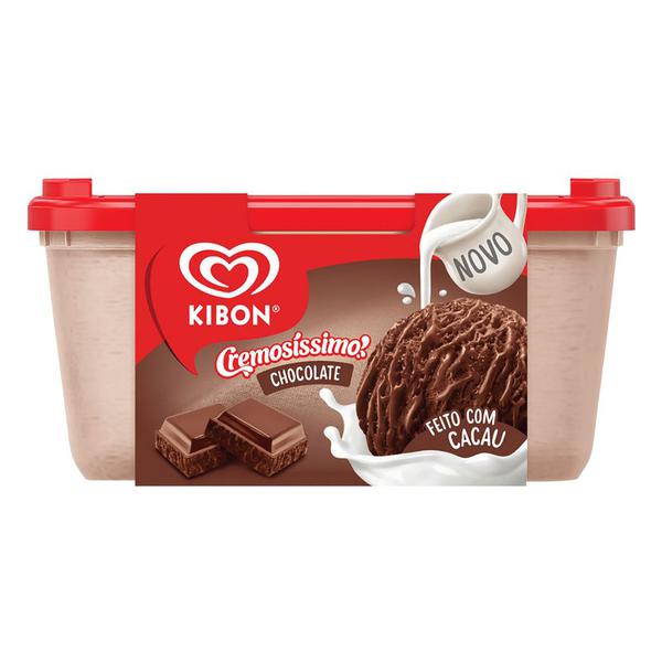SORVETE KIBON CREMOSISSIMO CHOCOLATE 1,5L