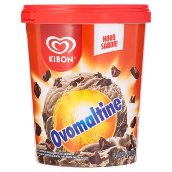 SORVETE KIBON OVOMALTINE 800ML