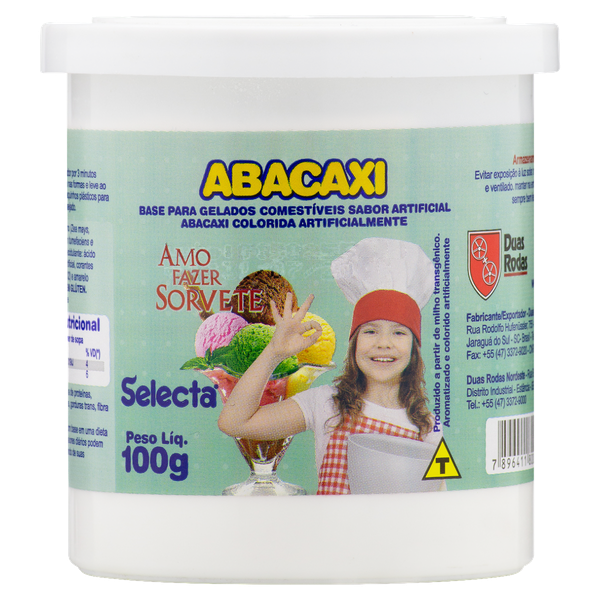 SORVETE SELECTA ABACAXI 100G