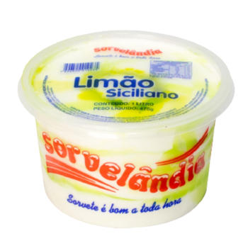 SORVETE SORVELANDIA LIMAO SICILIANO 1L