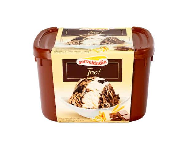 SORVETE SORVELANDIA TRIO 2L