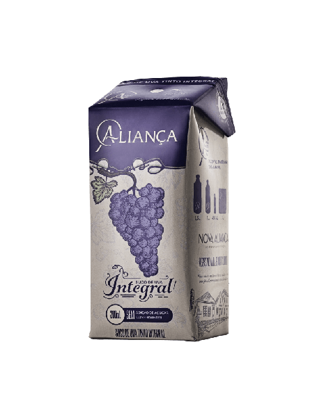 SUCO DE UVA TINTO INTEGRAL ALIANCA 200ML