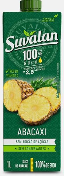 SUCO SUVALAN ABACAXI  S/ ACUCAR 1L