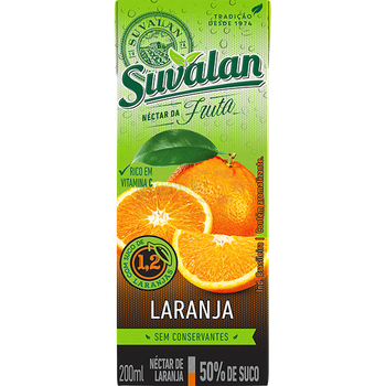 SUCO  SUVALAN LARANJA 200ML