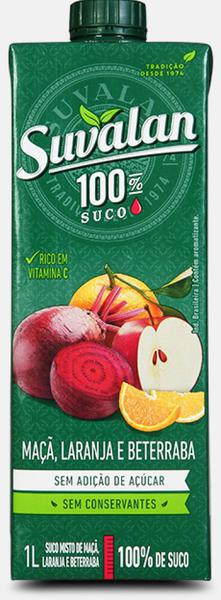 SUCO  SUVALAN  MACA/LARANJA/BETERRA 1L