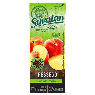 SUCO SUVALAN PESSEGO 200ML