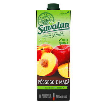SUCO SUVALAN PESSEGO E MACA 1L
