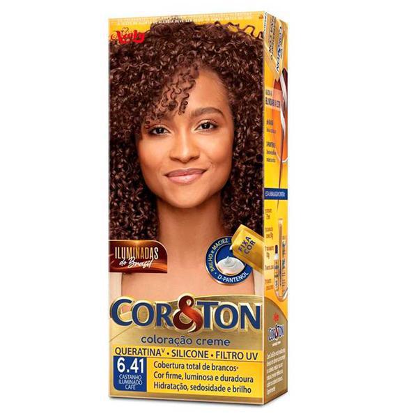 TINTURA COR E TON 6.41 CAST. ILUMINADO CAFE