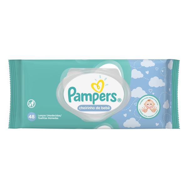 TOALHA UMED PAMPERS FRESH CLEAN C/48