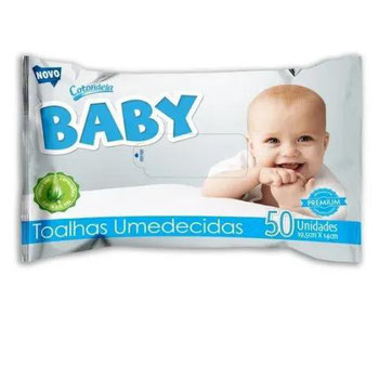 TOALHA UMEDECIDA COTONELA BABY C/50