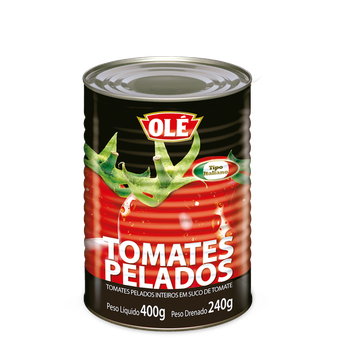 TOMATES PELADOS EM CUBO OLE 390G